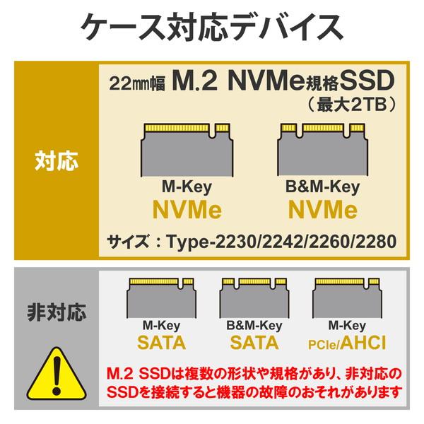 【送料無料】 エレコム LGB-PNV02UC ロジテック( ) USB3.2(Gen2)対応M.2 NVMe SSDケース｜ulmax｜06