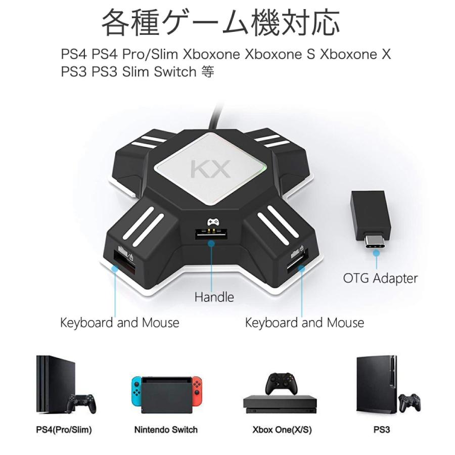 ゲームコンバーター プレステ スイッチ キーボード マウス アダプター 