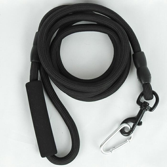 犬用リード 丸ロープタイプ レッド 13mm×2m 大型犬対応 体重60kg