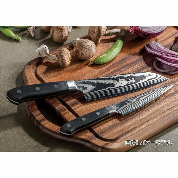 (10個セット) リバティーコーポレーション FN-106 包丁 ペティナイフ ダマスカス 33層 木柄 果物 125mm シェフズスティーレの画像
