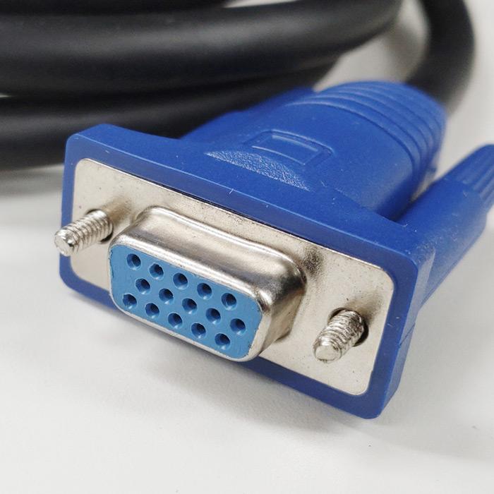 VGA 延長ケーブル 1.5m 15ピン ディスプレイケーブル VGAケーブル D