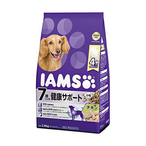 マースジャパンリミテッド アイムス IAMS ドッグフード 7歳以上用 健康サポート 小粒 チキン シニア犬用 2.6kg ドライ イヌ シニア 価格は1個のお値段です | アイムス（マース）