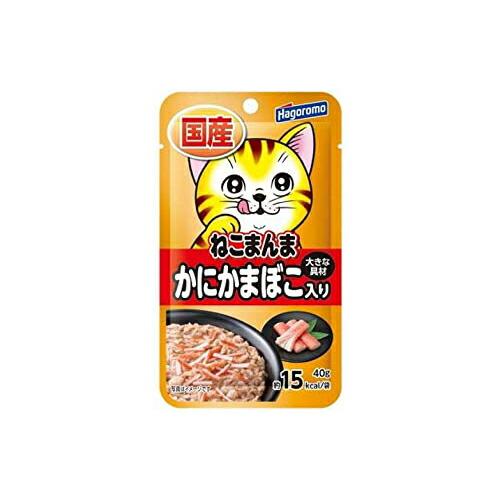 72個セット) はごろもフーズ はごろも ねこまんまパウチ かにかまぼこ