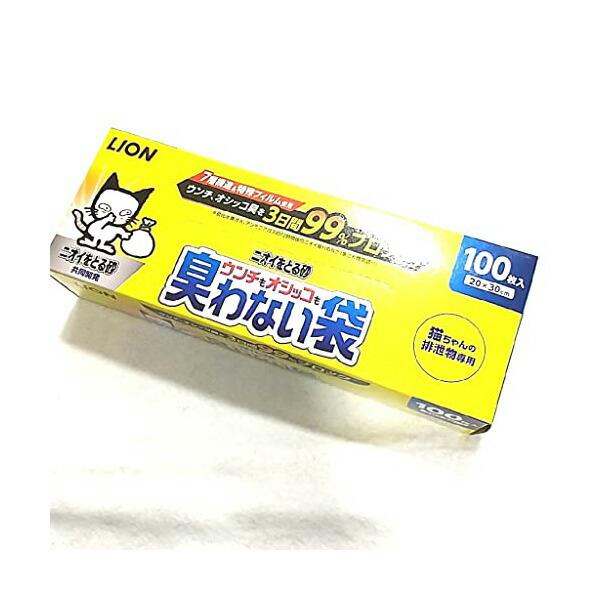 ライオン 商事 ニオイをとる砂 臭わない袋 100枚 価格は1個のお値段です | ニオイをとる砂