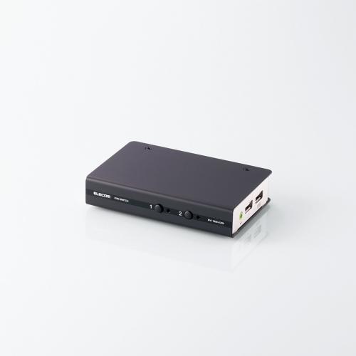 【送料無料】 エレコム KVM-DVHDU2 KVMスイッチ pc切替機 USB DVI スピーカー 2台｜ulmax｜02