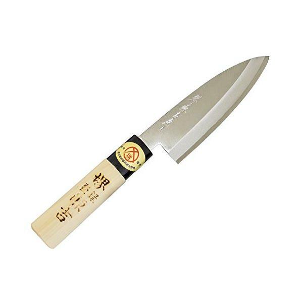 (5個セット) 堺源吉 日本製 アジ切り 包丁 120mm 鋼 木柄 堺の包丁 049130 切る うろこ取り 刺身 ダイキチ ブランド 魚用