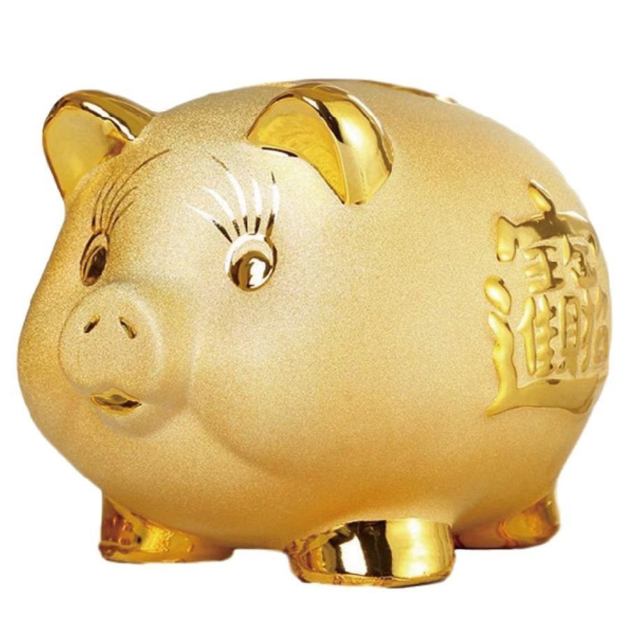 幸運な金のブタ貯金箱 Wj 9041豚 かわいい 金運 Ab ウルマックスジャパン 通販 Yahoo ショッピング