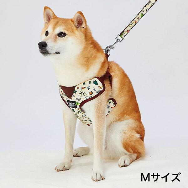 (6個セット) ペティオ EthicalDoor キャンプベストハーネス M クリーム ベストハーネス エシカルドア ペット用品 中型犬用 お散歩_1