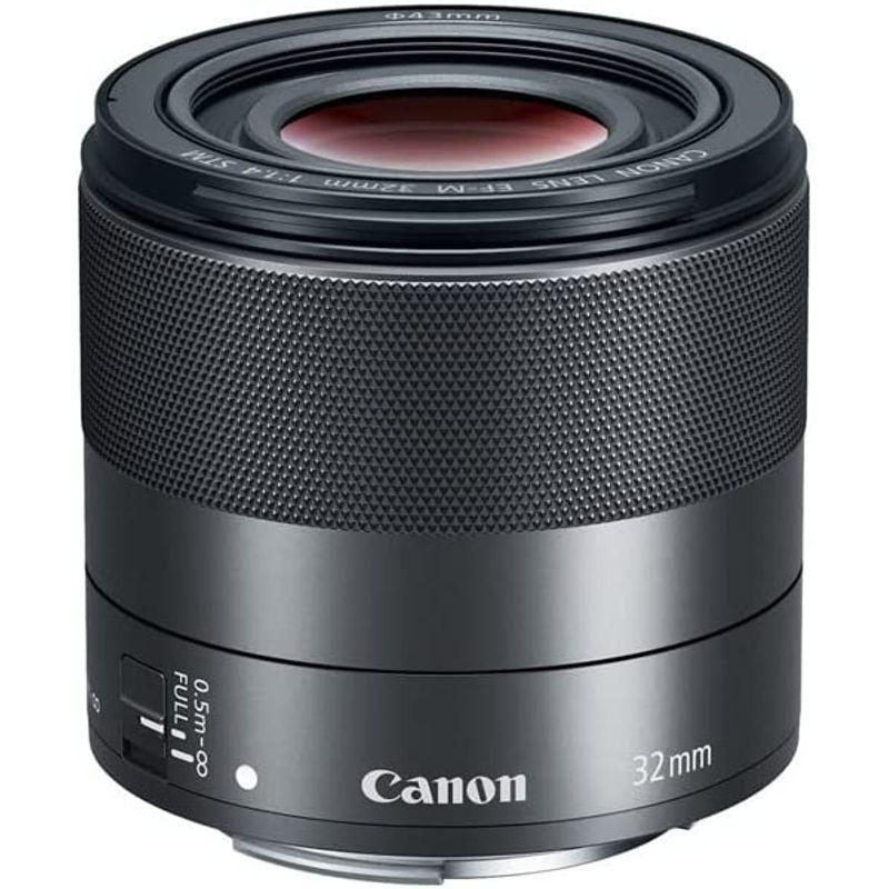 【２点セット】 Canon キヤノン 単焦点レンズ EF-M32mm F1.4 STM ミラーレス一眼対応 ブラック 全長56.5mm EF-M3214ST 【CEG1183240705】(43029円)