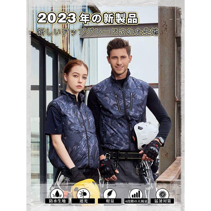 卓越ZIRAIFEN 2023 19V 大風量 釣り 熱中症対策 扇風作業服 ゴル