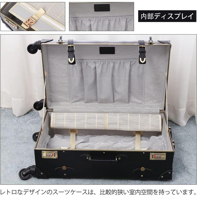 【クーポン】 urecity トランクケース キャリーバッグ 革 手作り 復古主義 レトロ おしゃれ かわいい フレームタイプのスーツケース 超軽量 旅行 【1964179347】(12384円)