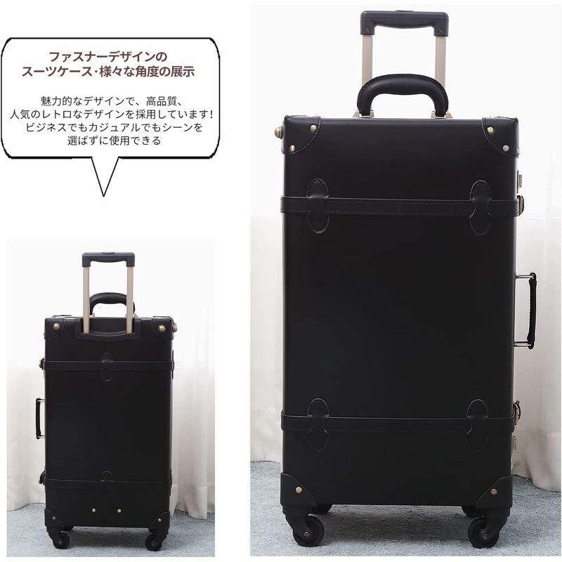 【クーポン】 urecity トランクケース キャリーバッグ 革 手作り 復古主義 レトロ おしゃれ かわいい フレームタイプのスーツケース 超軽量 旅行 【1964179347】(12384円)