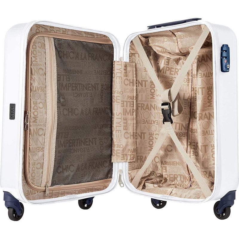 エルトラベル ジッパーキャリー47 2EL1-47H 機内持ち込み可 32L 2.7kg ホワイト 32L ファスナー