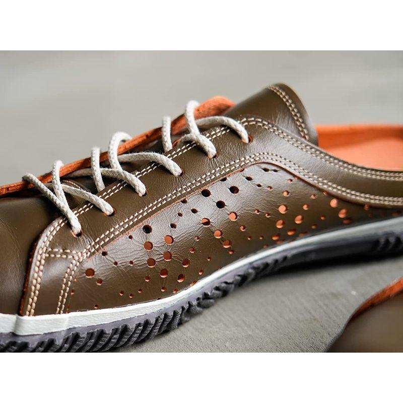 SPINGLE MOVE (スピングルムーヴ) SPM-721 スニーカー サンダル メンズ レディース カーキ Material Heel Leather Strap