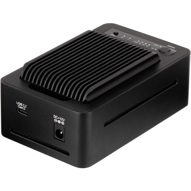 センチュリー M.2 NVMe SSDクローン機能搭載USB3.2 Gen2 クレードル CRCBM2NV2U32CP_FP Gen2 in cooling