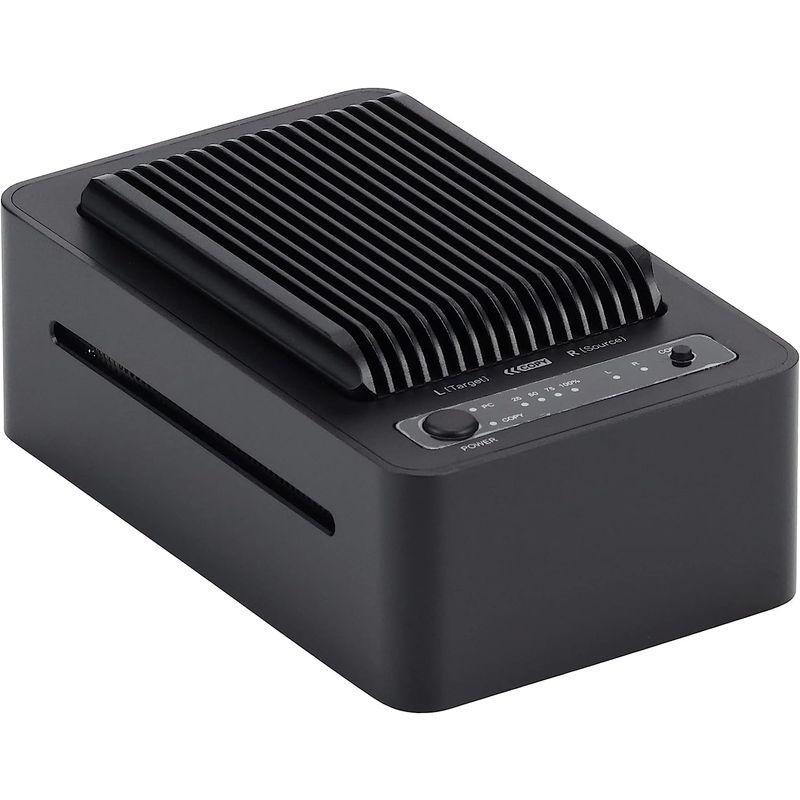 センチュリー M.2 NVMe SSDクローン機能搭載USB3.2 Gen2 クレードル CRCBM2NV2U32CP_FP Gen2 in cooling