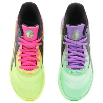 Puma バッシュ シューズ ラメロボール プーマ MB.02 Rick and Morty