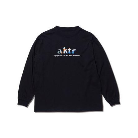 【超特価】 AKTR ウェア ロング　Tシャツ ロンT アクター MULTICOLOR LOGO L/S TEE シャツ、タンクトップ