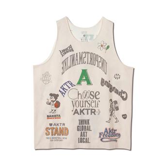 AKTR ウェア ノースリーブ タンクトップ アクター MEMORIAL TANK