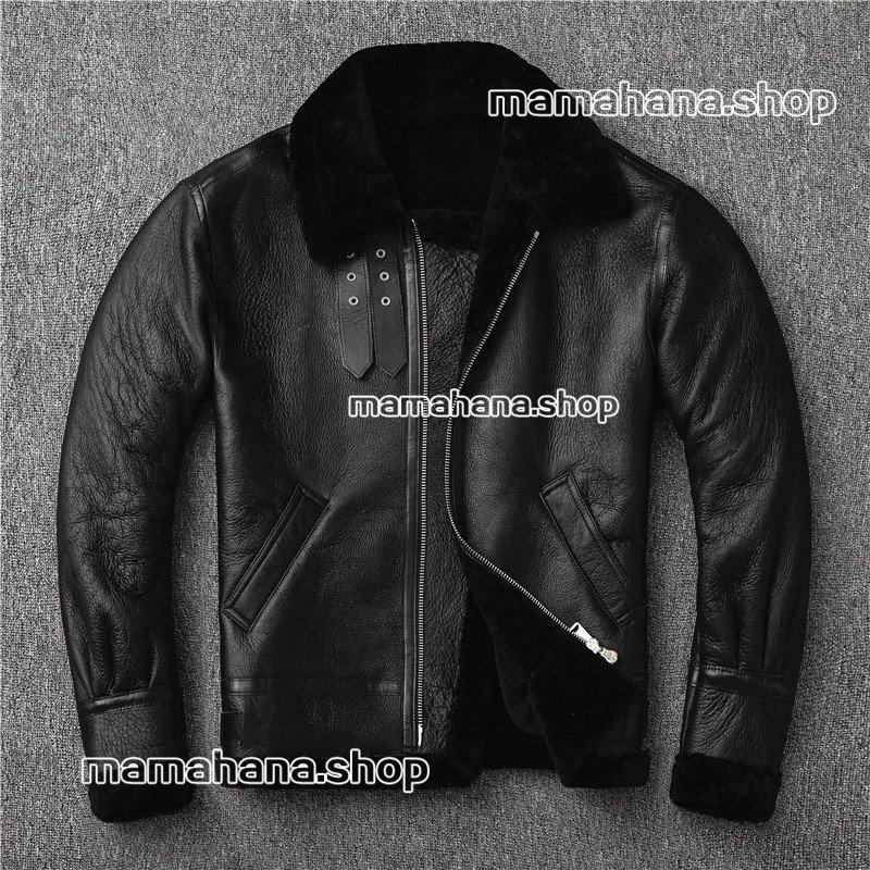 セットアップ メンズ レザージャケット 革ジャン すっきりしたデザインでスマートな シングル 本革 ミリタリー ジャケット ブランド ストレート ショート シングル 裏起毛 ウール 羊革 ライダース バイク ジャケット Headshotsbar Com