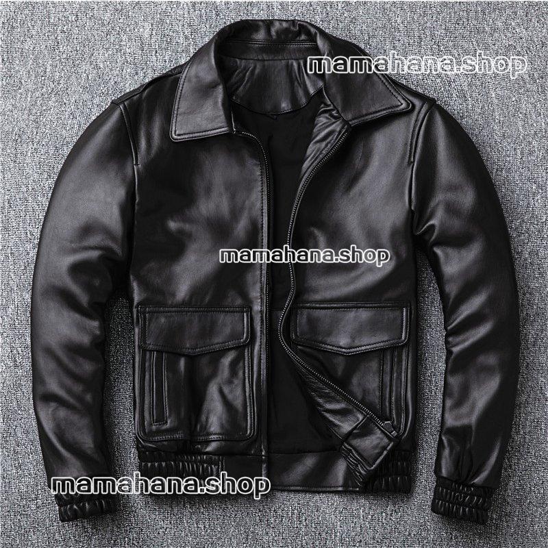 人気メーカー ブランド 本革 メンズ レザージャケット 革ジャン すっきりしたデザインでスマートな シングル バイク レザーコート ミリタリー ジャケット ブランド ストレート ショート シングル 羊革 ライダース ジャケット Intuitivesound Com