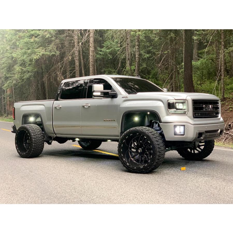 TIS OFFROAD 544BM グロスブラックミルド 22インチアルミホイール 