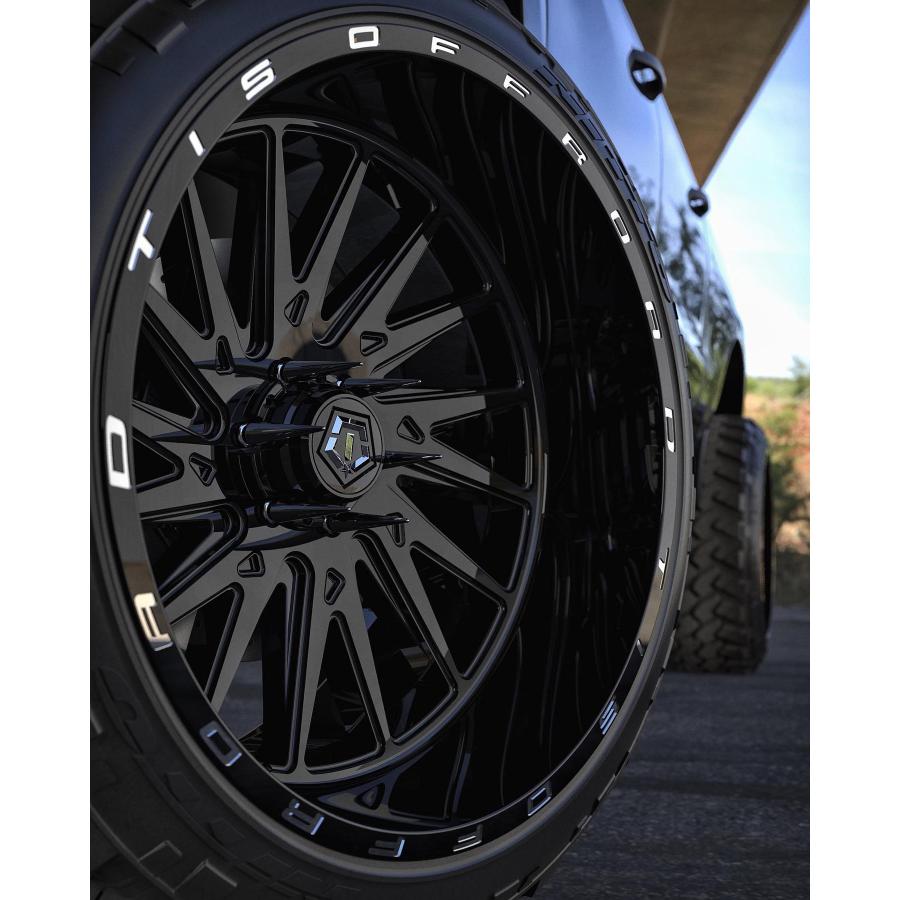 TIS OFFROAD 544GB グロスブラック 20インチアルミホイール 20x10