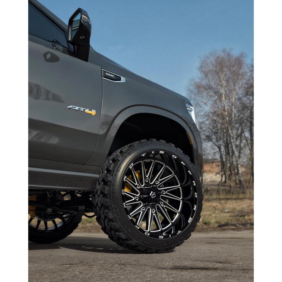 TIS OFFROAD 547BM グロスブラックミルド 22インチアルミホイール