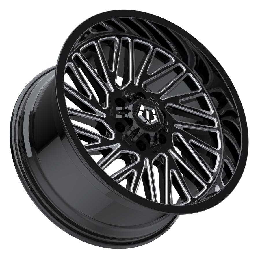 TIS OFFROAD 553BM グロスブラックミルド 20インチアルミホイール