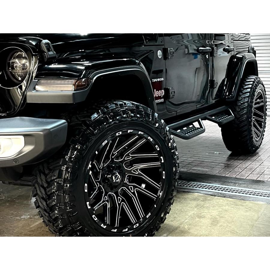 TIS OFFROAD 554BM グロスブラックミルド 24インチアルミホイール 