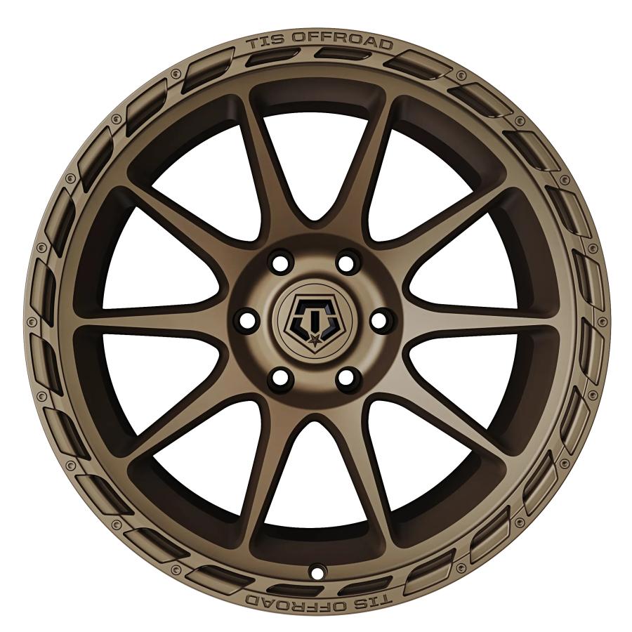 Masasa様misson Honor フロントホイール　フィメール　20インチ TIS OFFROAD 563BZ サテンブロンズ 20インチアルミホイール 20x10