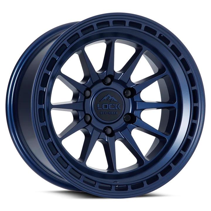 LOCK OFFROAD（ロックオフロード）BAJA マットブルー 17インチアルミ