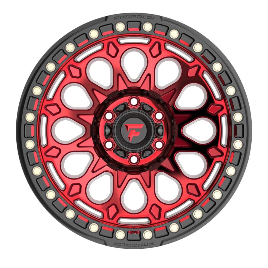 FITTIPALDI BEADLOCK FB153 レッド/グロスブラック 20インチアルミホイール 20x10J 6H139.7 -38 GUN125ハイラックス/150プラド/215サーフ FB153-20106139N38Rの画像