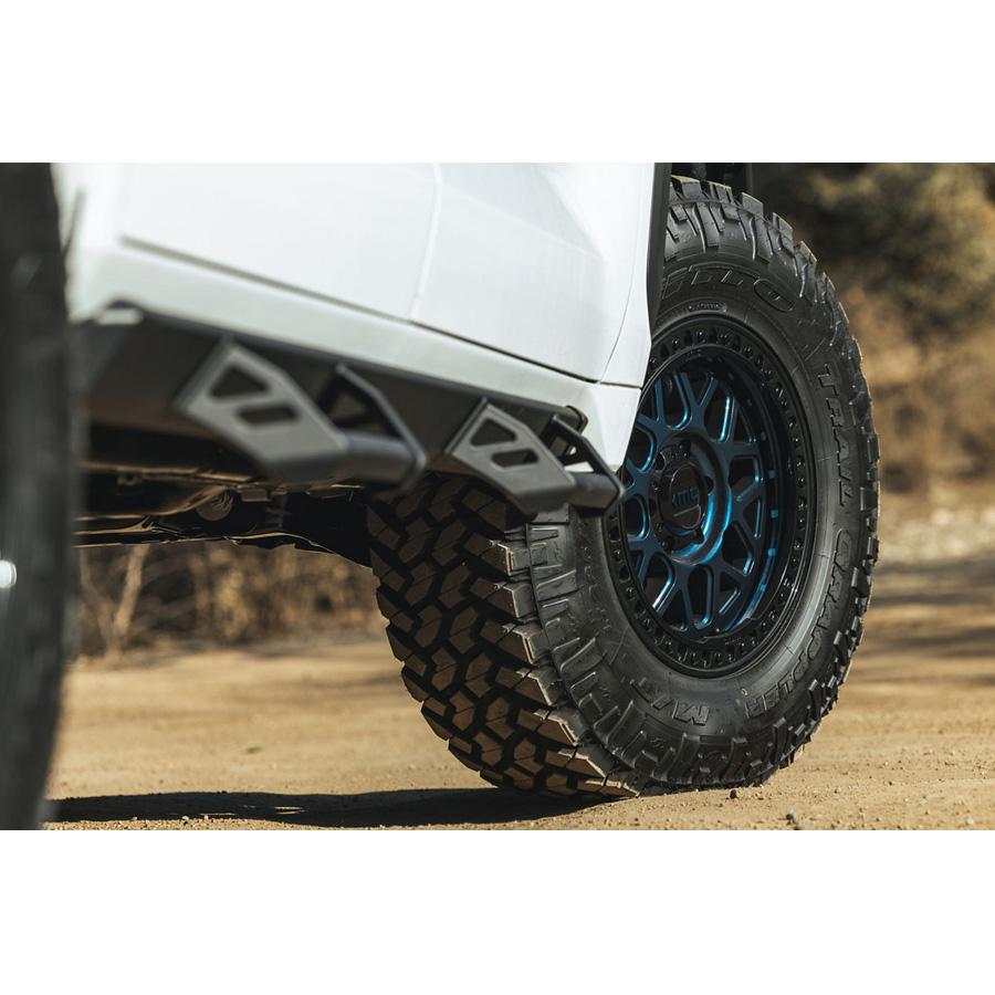 KMC GRS ミッドナイトブルー/グロスブラックリップ 18インチアルミホイール 18x8.5J 6H139.7 ±0 トヨタ GUN125ハイラックス/150プラド/215サーフ KM54988568900の画像