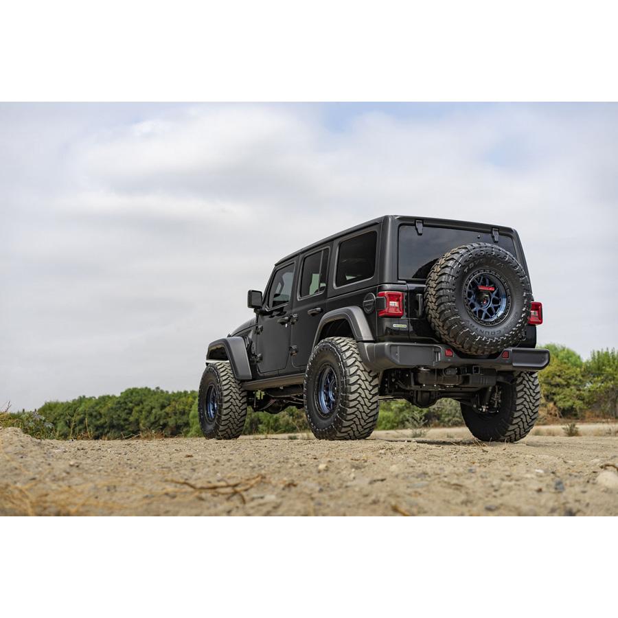 KMC GRS ミッドナイトブルー/グロスブラックリップ 18インチアルミホイール 18x8.5J 6H139.7 ±0 トヨタ GUN125ハイラックス/150プラド/215サーフ KM54988568900の画像