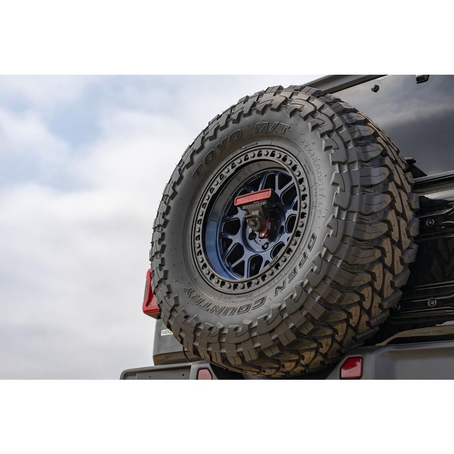 KMC GRS ミッドナイトブルー/グロスブラックリップ 18インチアルミホイール 18x8.5J 6H139.7 ±0 トヨタ GUN125ハイラックス/150プラド/215サーフ KM54988568900の画像