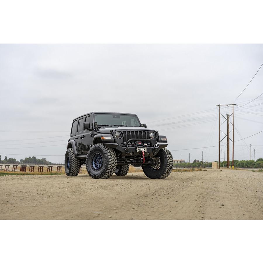 KMC GRS ミッドナイトブルー/グロスブラックリップ 18インチアルミホイール 18x8.5J 6H139.7 ±0 トヨタ GUN125ハイラックス/150プラド/215サーフ KM54988568900の画像