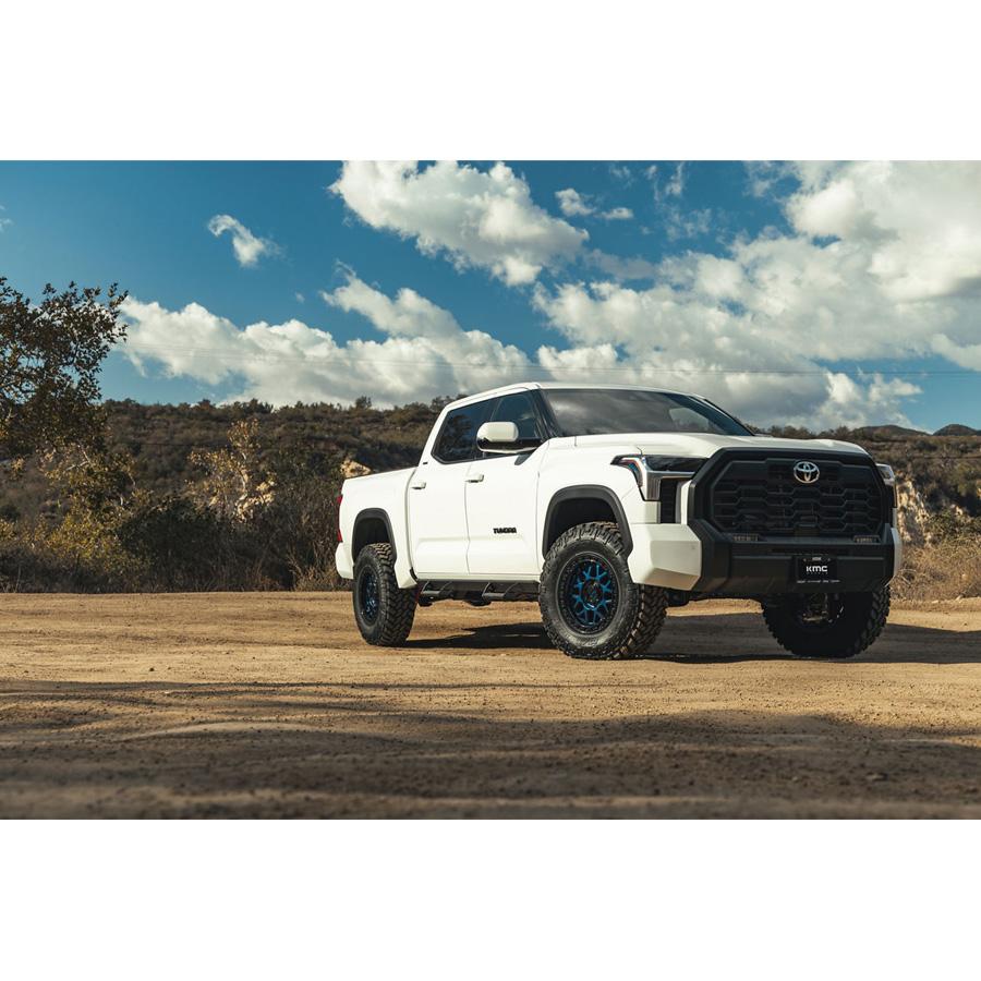 KMC GRS ミッドナイトブルー/グロスブラックリップ 18インチアルミホイール 18x8.5J 6H139.7 ±0 トヨタ GUN125ハイラックス/150プラド/215サーフ KM54988568900の画像