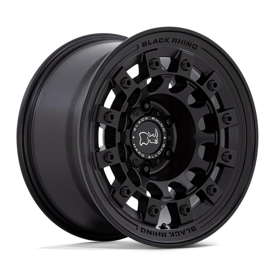 BLACK RHINO FUJI マットブラック 17インチアルミホイール 17X8 6H