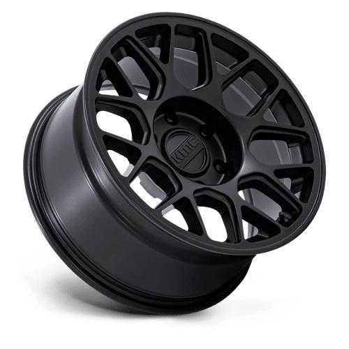 KMC HATCHET マットブラック 17インチアルミホイール 17X8.5 6H139.7+