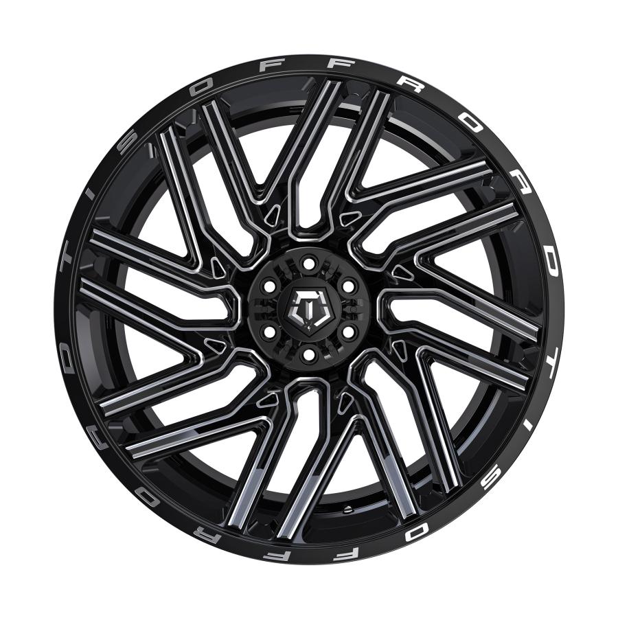 TIS OFFROAD 554BM グロスブラックミルド 20インチアルミホイール