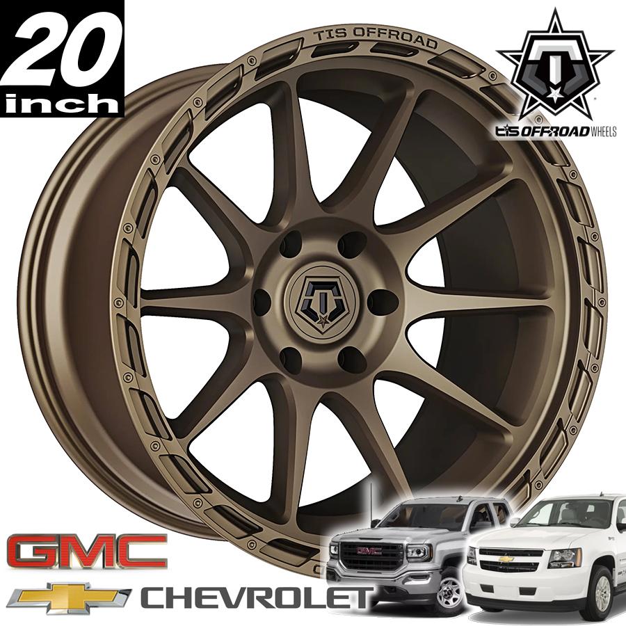 TIS OFFROAD 563BZ サテンブロンズ 20インチアルミホイール 20x10