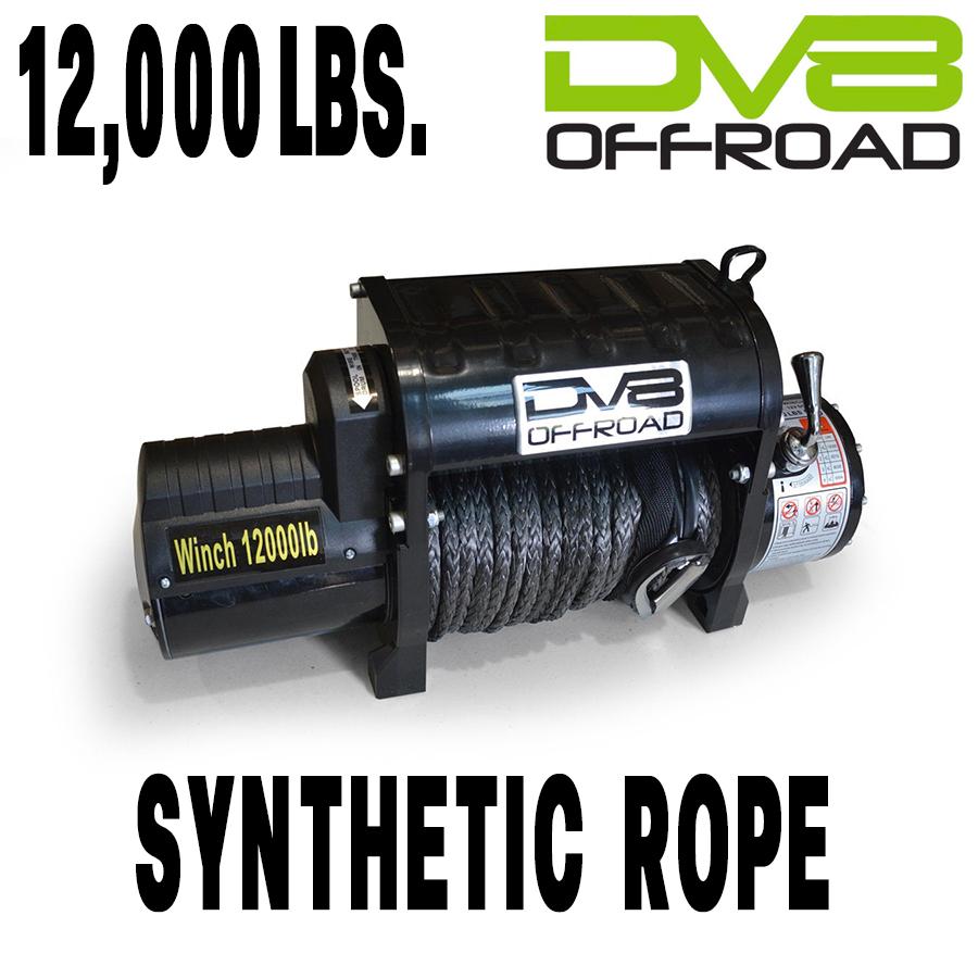 DV8 OFFROAD ウインチフック DV8 OFF-ROAD 12,000ポンド(最大牽引力 5443kg) 電動ウインチ