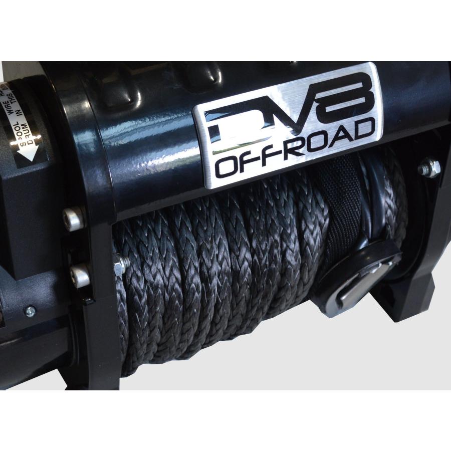 DV8 OFF-ROAD 12,000ポンド(最大牽引力 5443kg) 電動ウインチ