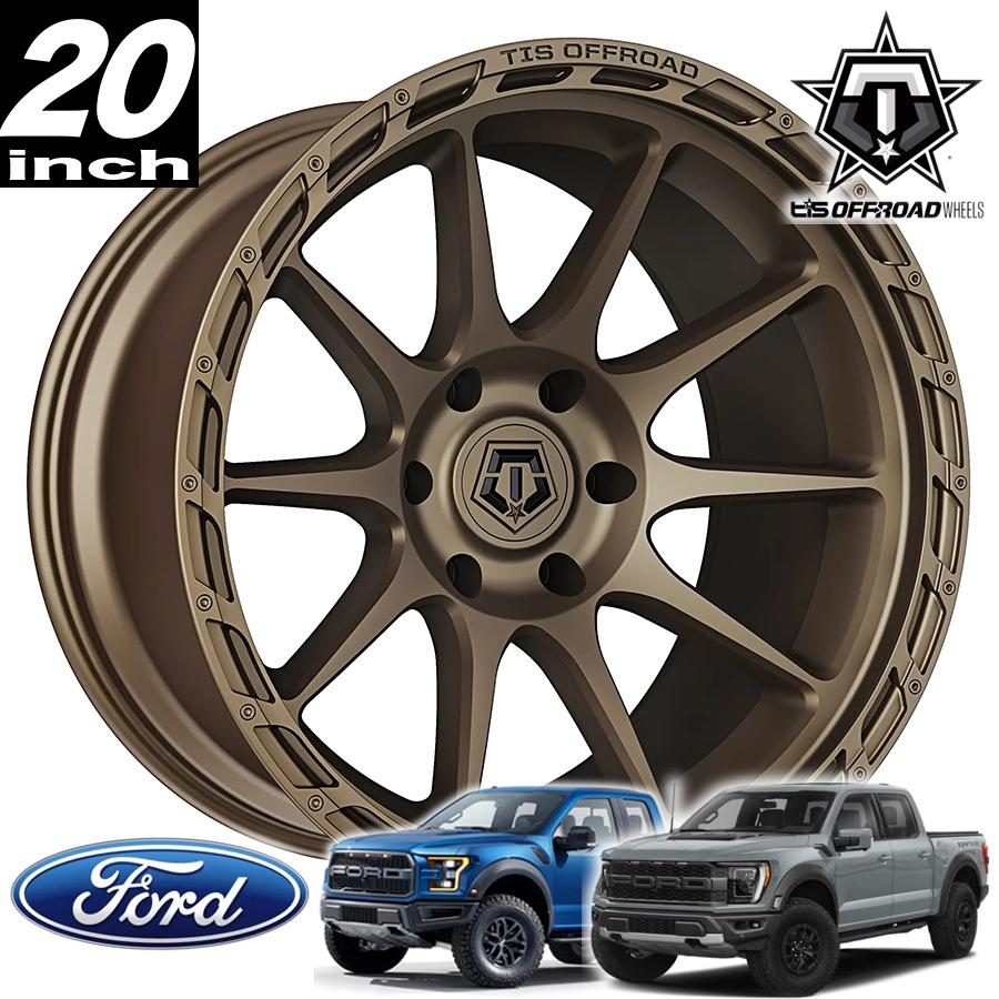 TIS OFFROAD 563BZ サテンブロンズ 20インチアルミホイール 20x10 6H
