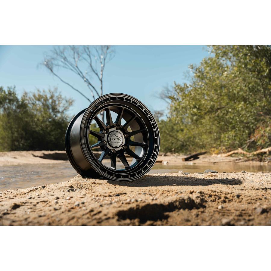 LOCK OFFROAD（ロックオフロード）BAJA マットブラック 17インチアルミ
