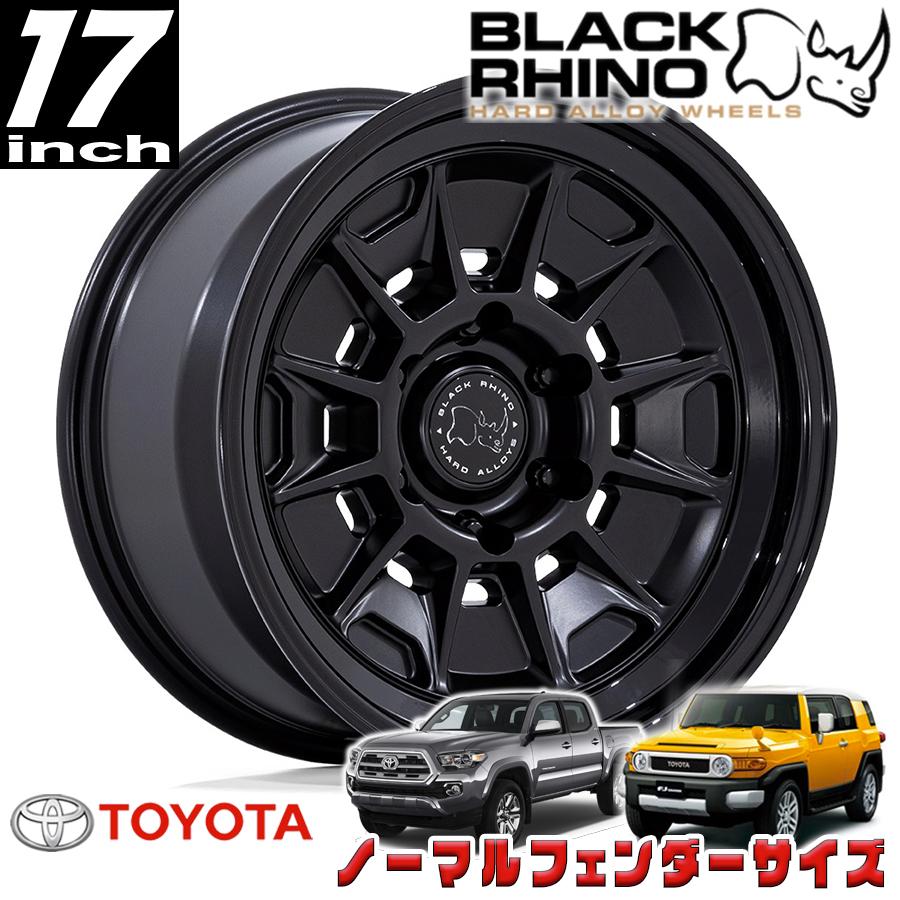 BLACK RHINO MONDO マットブラック 17インチアルミホイール 17X8.5 6H