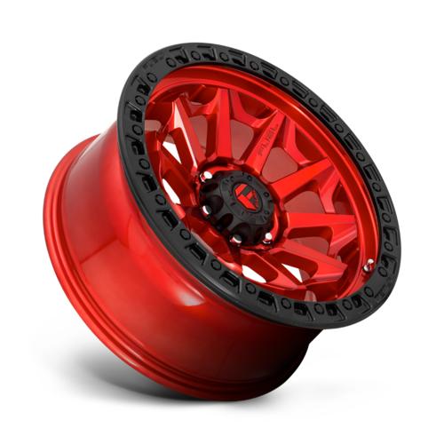 FUEL OFFROAD COVERT (コバート) D695 キャンディレッド 17インチアルミホイール 17X9 6H139.7 +01 トヨタ 150プラド / FJクルーザー / GUN125ハイラックス｜ultimatecorp｜03