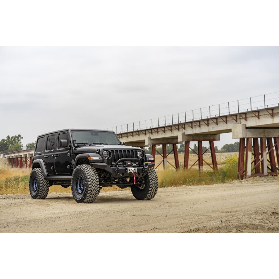 KMC (ケイエムシー) GRS ミッドナイトブルー/グロスブラックリップ 18インチアルミホイール 18x8.5J 6H 139.7 ±0 トヨタ FJ FJクルーザー/タコマ KM54988568900の画像