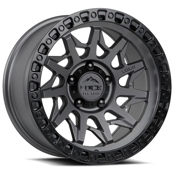 LOCK OFFROAD（ロックオフロード）LUNATIC マットグレイ 18インチ